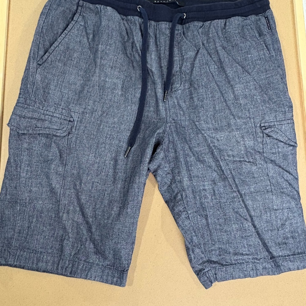 Sean John Denim Cargo Shorts w/drawstring